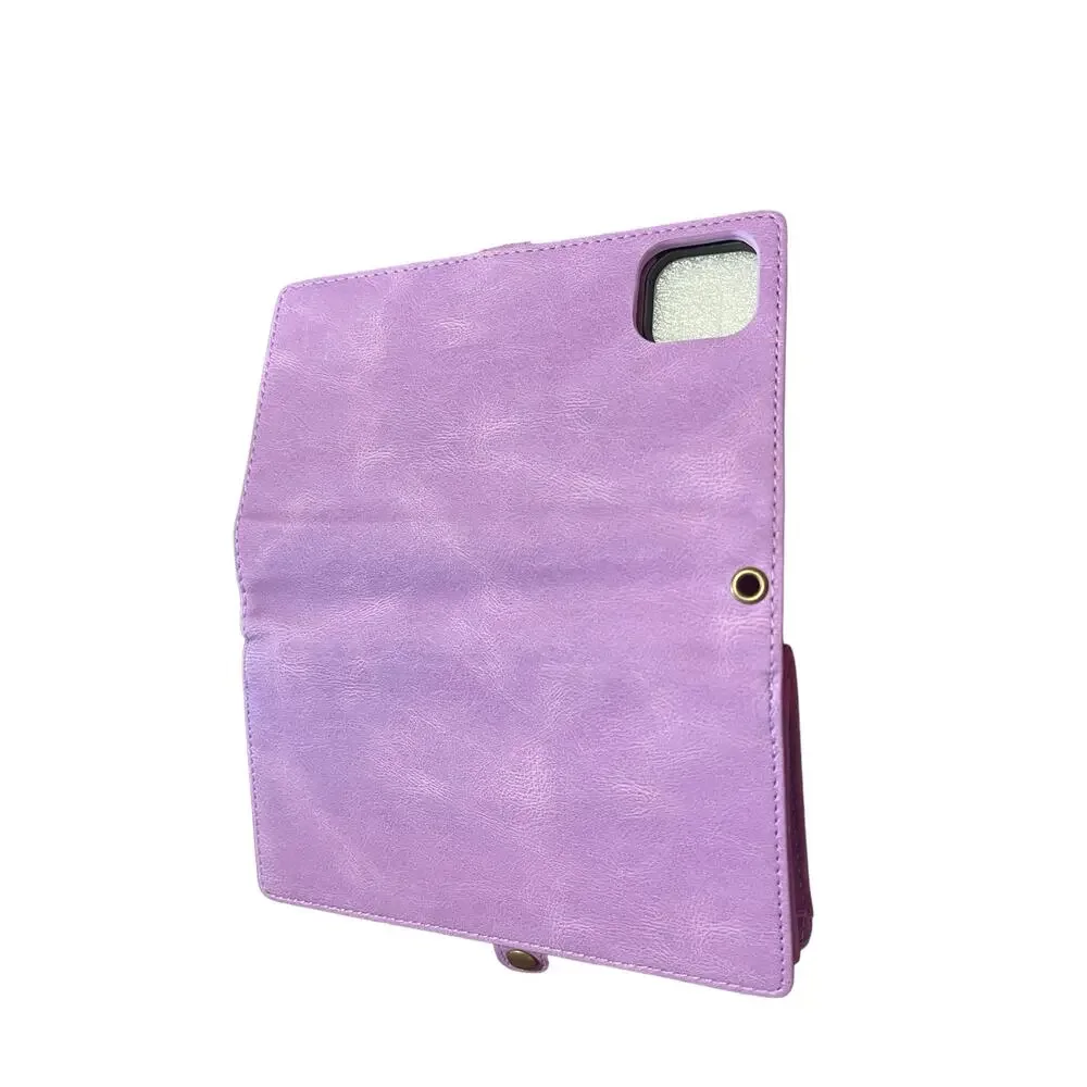 Modos Logicos Phone Wallet in Lavender 6.25 x 3” for IPHONE 11 Max PU Leather